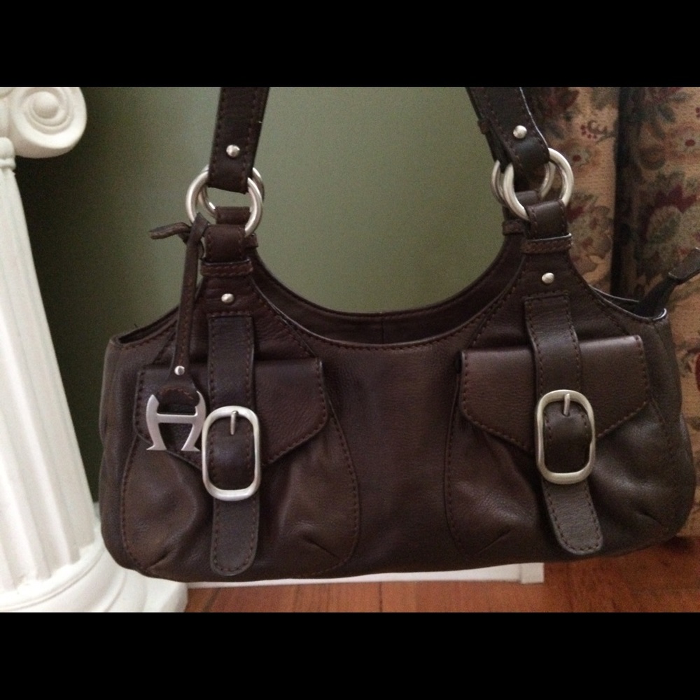 Etienne Aigner genuine leather handbag