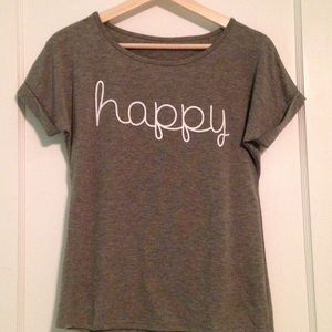 NWT "happy" t-shirt