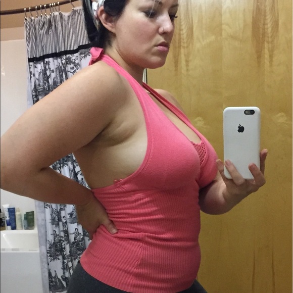 Guess Jeans pink halter top - Picture 6 of 7