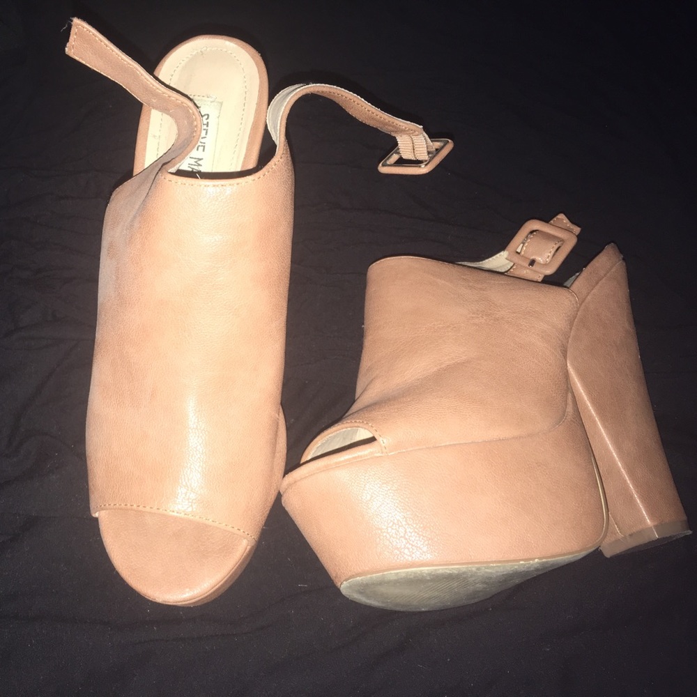 Open toe wedges