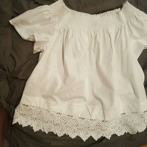 Who what wear off the shoulder top