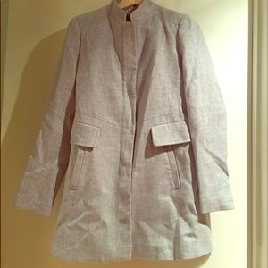 BRAND NEW Zara Inverted Lapel Coat