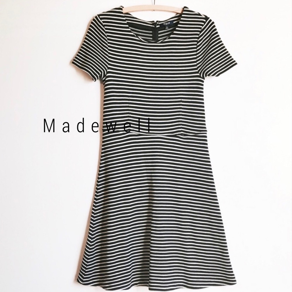 LAST CALL Madewell Gallerist dress in stripe