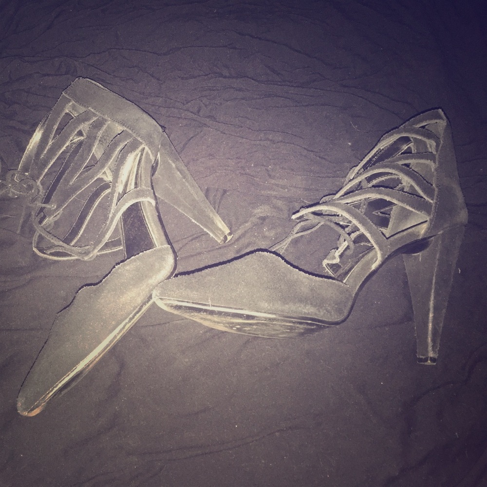 Lace up heels