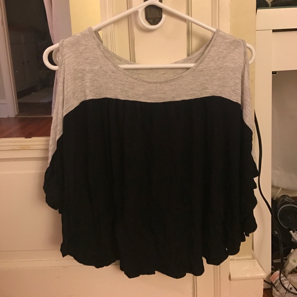 Top with open shoulders