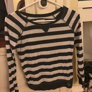 abercrombie striped long sleeve