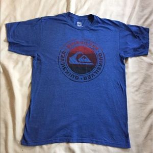 Men's Quiksilver SS Blue Print Tee - M