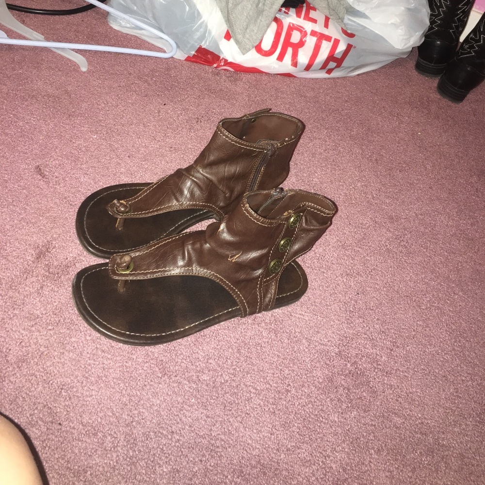 Brown sandals