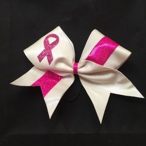 Breast Cancer Awareness Cheer Bow