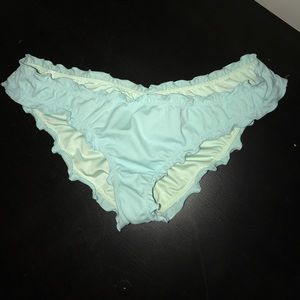 Victoria Secret Ruffle Cheeky bathing suit bottoms