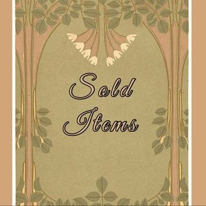 Sold items here on out