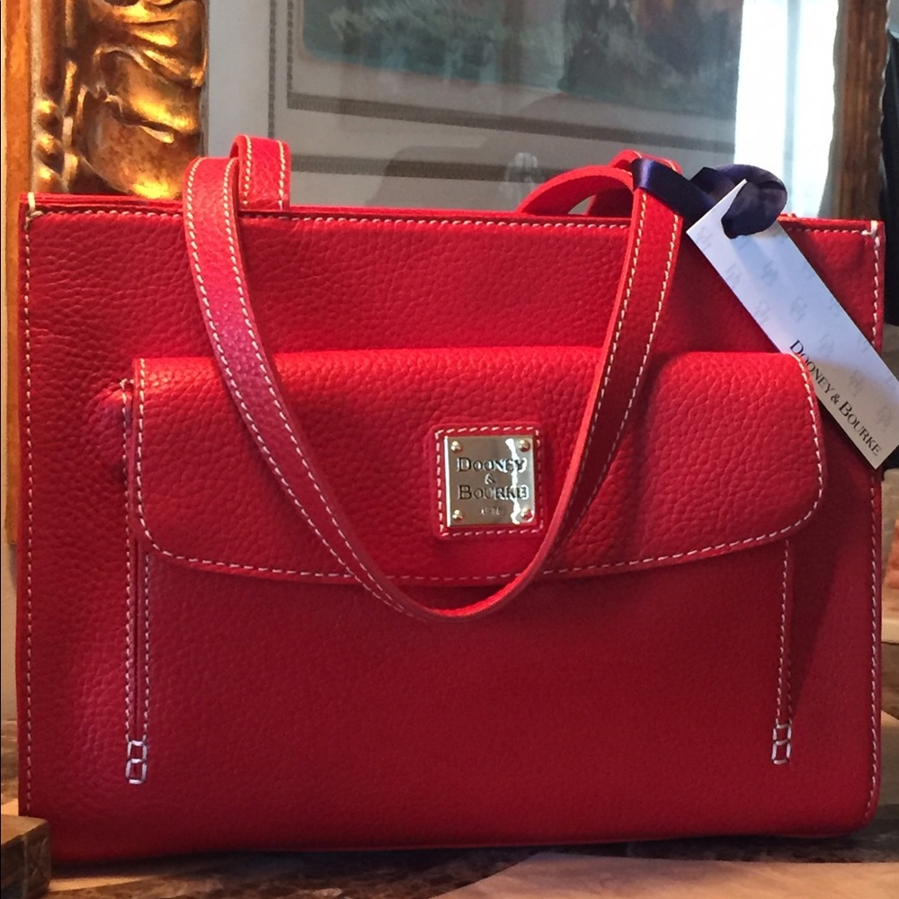 Dooney & Bourke Pebble Leather Janine Handbag