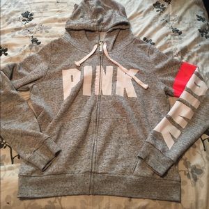 VS PINK zip up hoodie