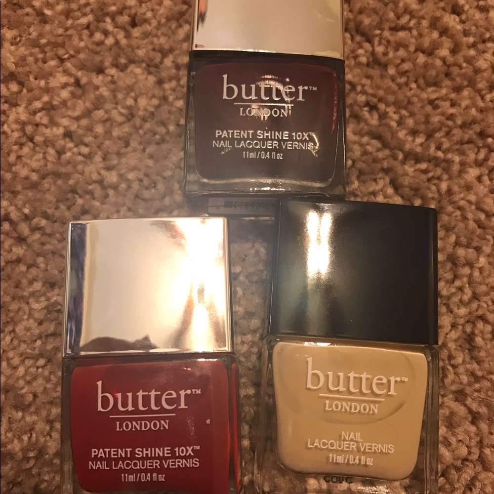 3 butter London nail lacquers