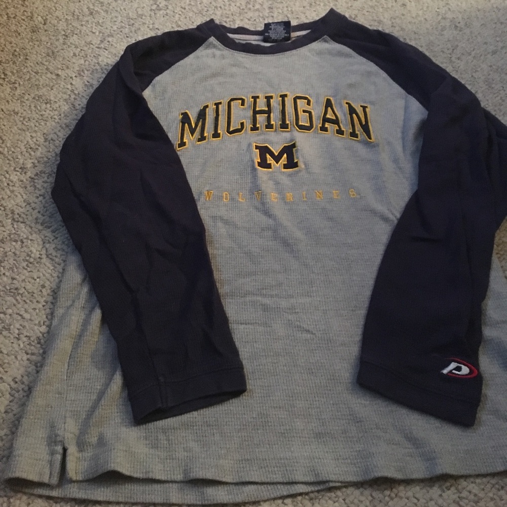 Michigan Wolverines long sleeve shirt