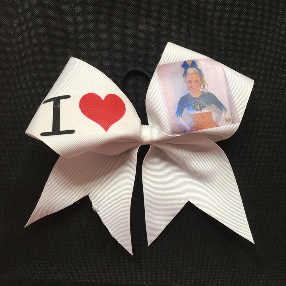 White Cheer Bow