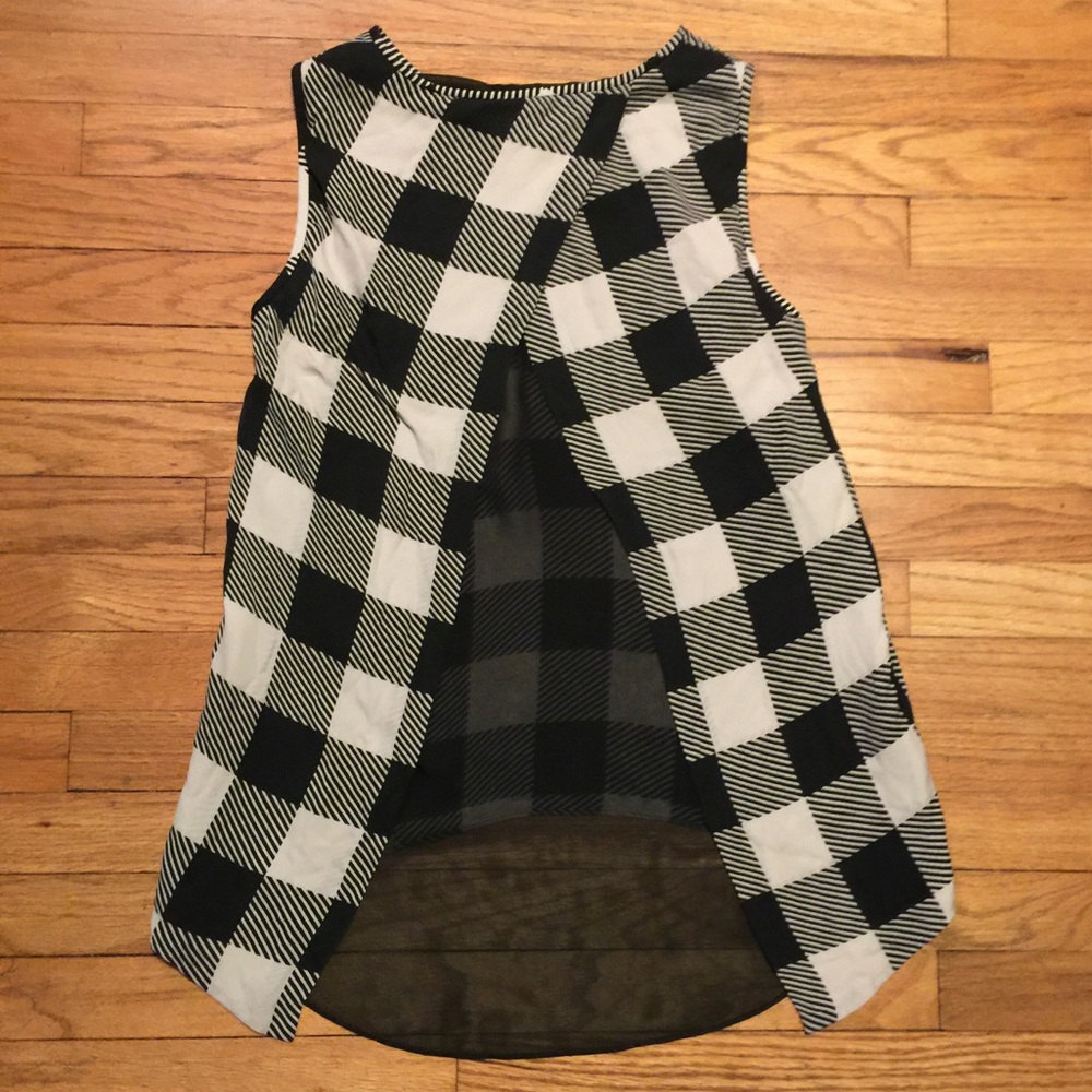 Rag & Bone green/white silk sleeveless shirt - XS - Picture 2 of 4