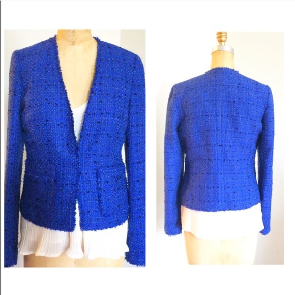 MICHAEL Michael Kors Jackets & Blazers - Michael Kors Blue Tweed Jacket