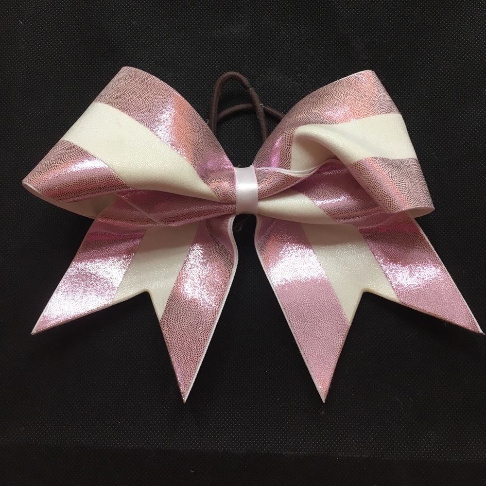 Pink Shimmer Cheer Bow