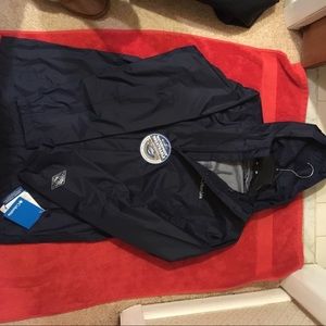Waterproof breathable Sean sealed Omni tech w/hood