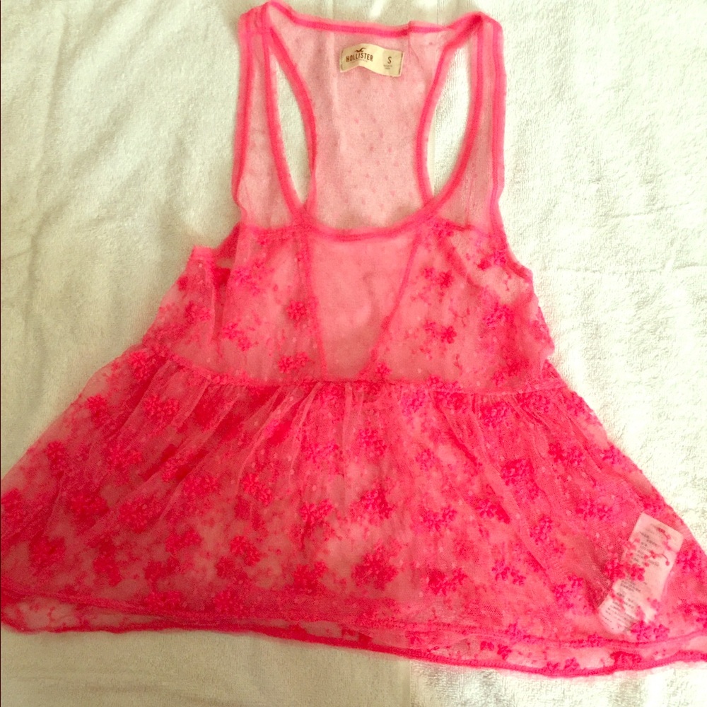 Lacey pink shirt