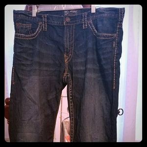 Men's Silver Jeans