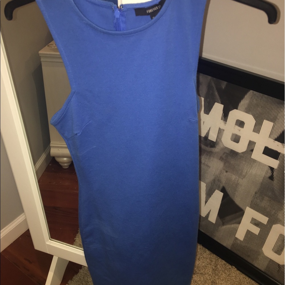 bodycon blue dress mini
