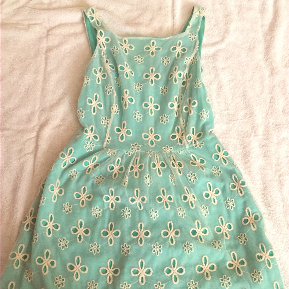Turquoise dress