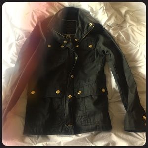 Xxs petite olive green utility jacket