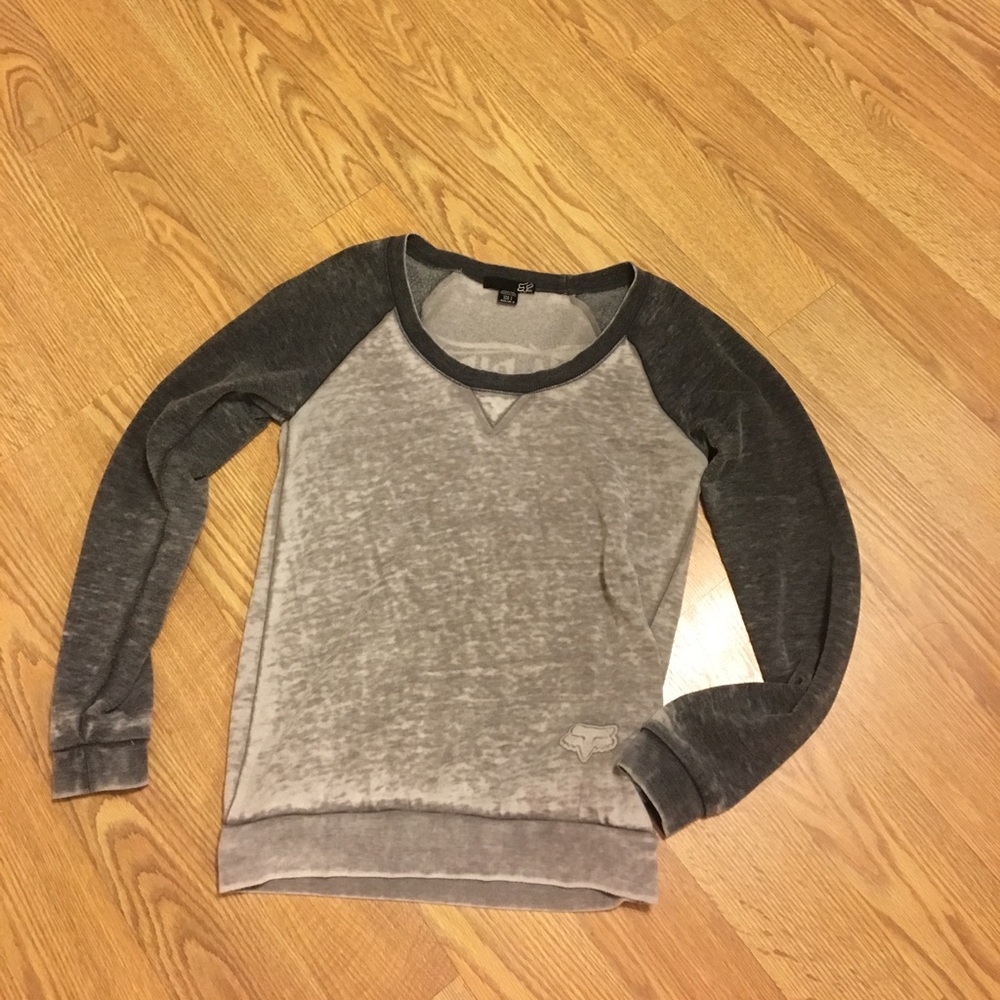 Fox burn out sweatshirt