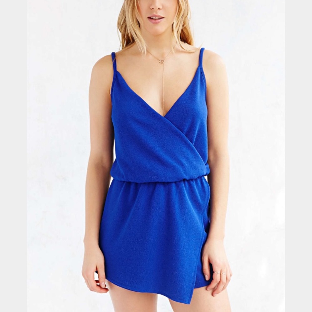 Urban Outfitters Kimchi Blue Cobalt Romper