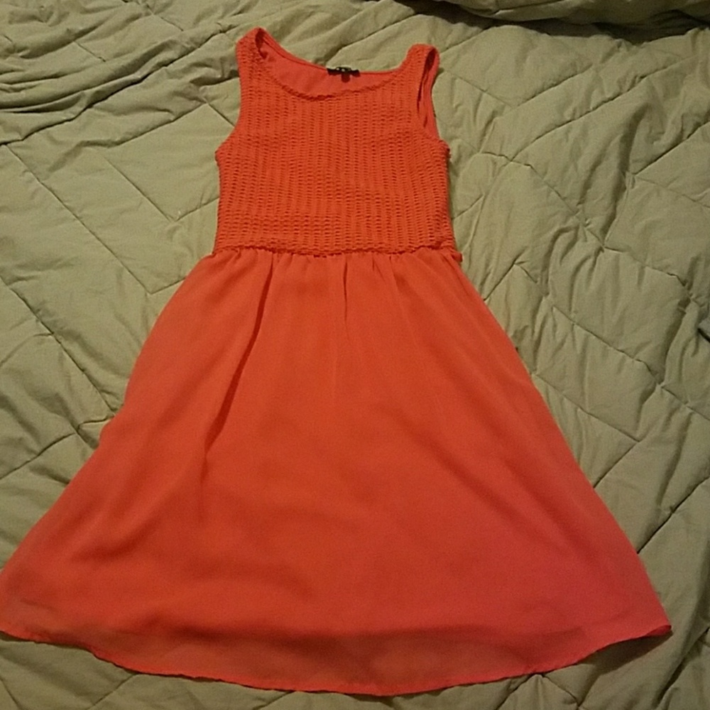 Coral dress from Guess!