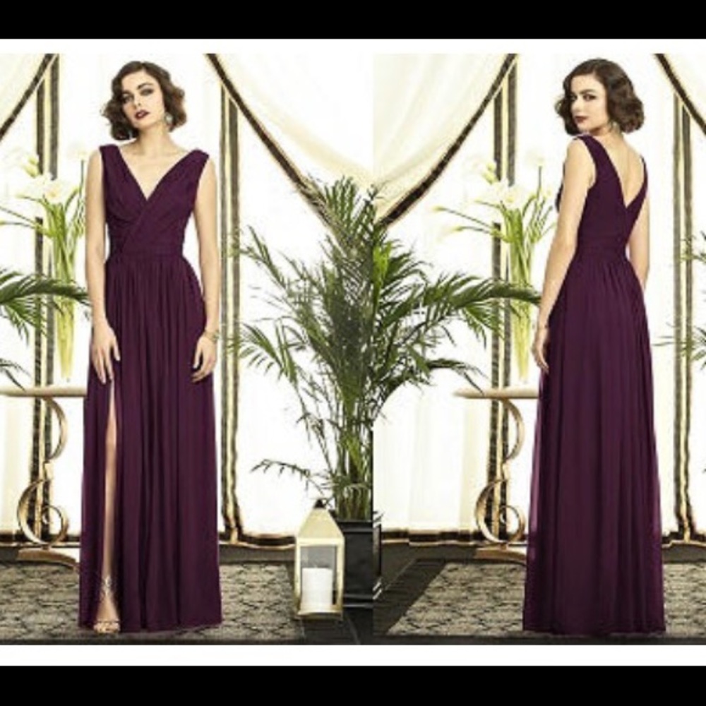 Dessy BridesMaid Dress Bordeaux size 6 style #2894