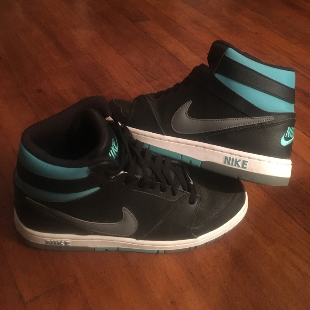 Nike High Top Sneakers- Men's 9.5. Lightly worn