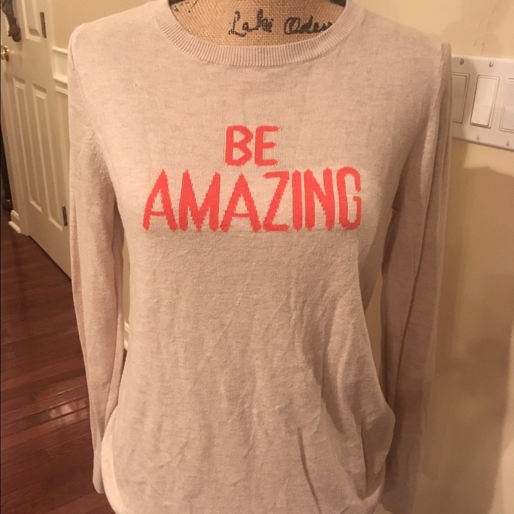 Crew neck sweater