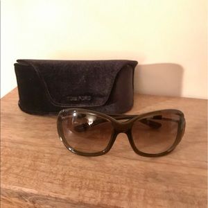 Tom Ford Jennifer Soft Square Sunglasses