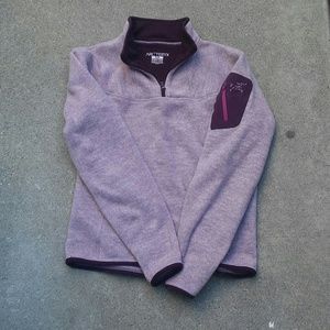 Arc'teryx 1/4 Zip Fleece Pullover Lavender