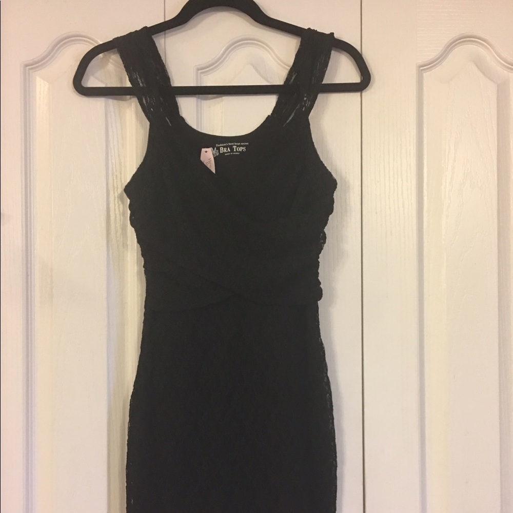 VICTORIA'S SECRET ONE SIZE STRETCHY BLACK DRESS
