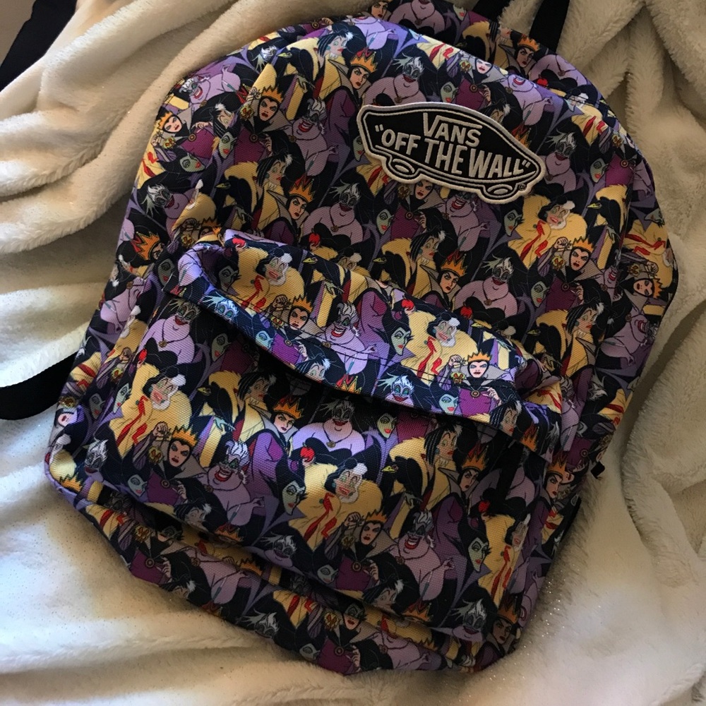 Limited edition Vans Disney villains backpack