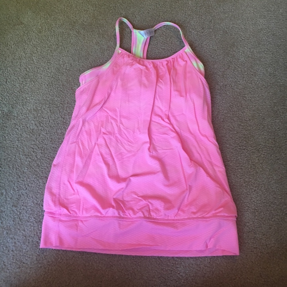 Ivivva: lululemon Double Dutch Tank pink & yellow