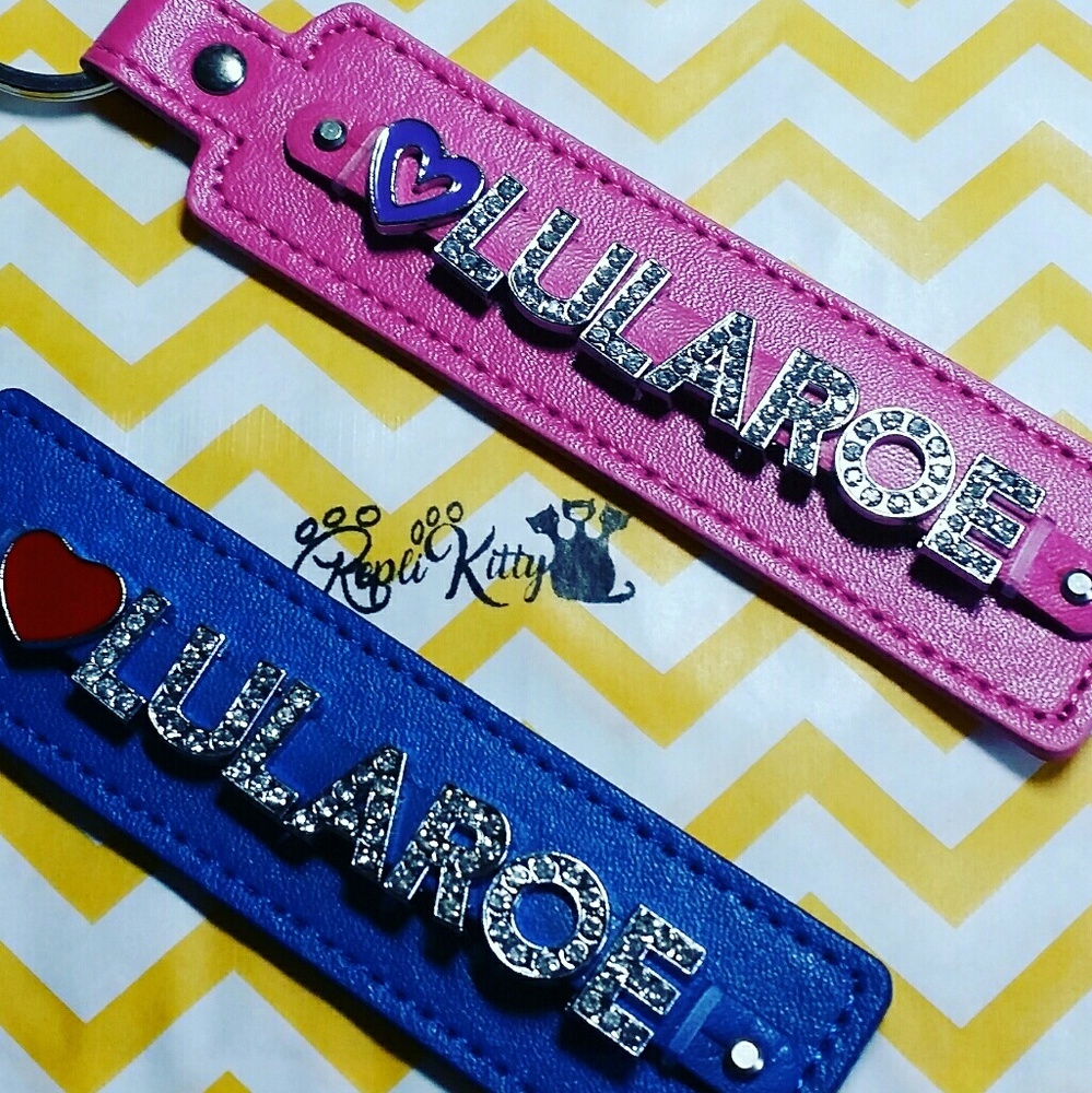 LuLaRoe Crystal Keychain - Can be personalized