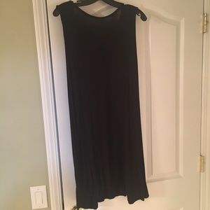 Black comfy tank dress