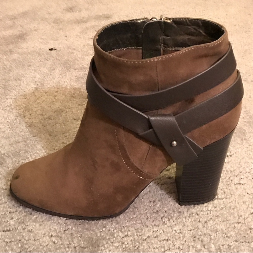 Express Olive Ankle Boots