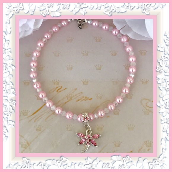 🌺🌴🌺 PINK AND WHITE ANKLET 🌺🌴🌺 - Picture 2 of 4