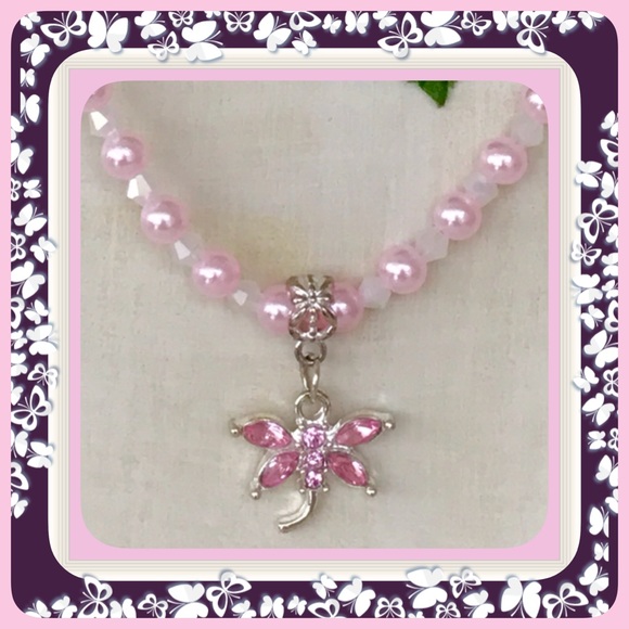 🌺🌴🌺 PINK AND WHITE ANKLET 🌺🌴🌺 - Picture 3 of 4