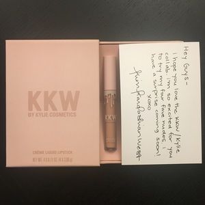 KKW x Kylie Cosmetics Creme Lipstick in Kimberly