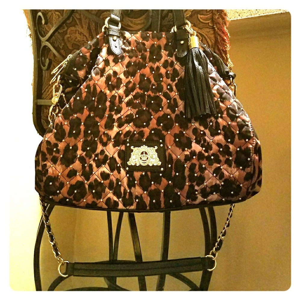 Juicy Couture Leopard Print Tote Bag