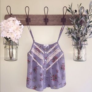 D'elias Floral Tank Top