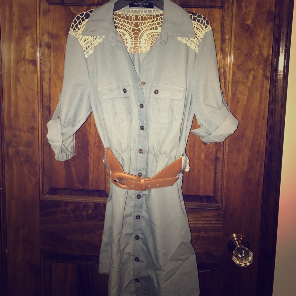 chambray dress