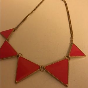 Triangle cut necklace
